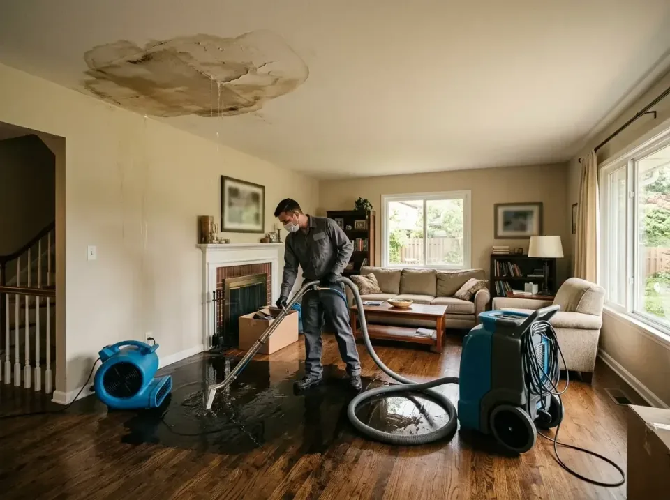 attic-pipe-burst-ceiling-drip-008 — frequently asked questions, Water Damage Restoration & Carpet Care in East Uniontown, PA